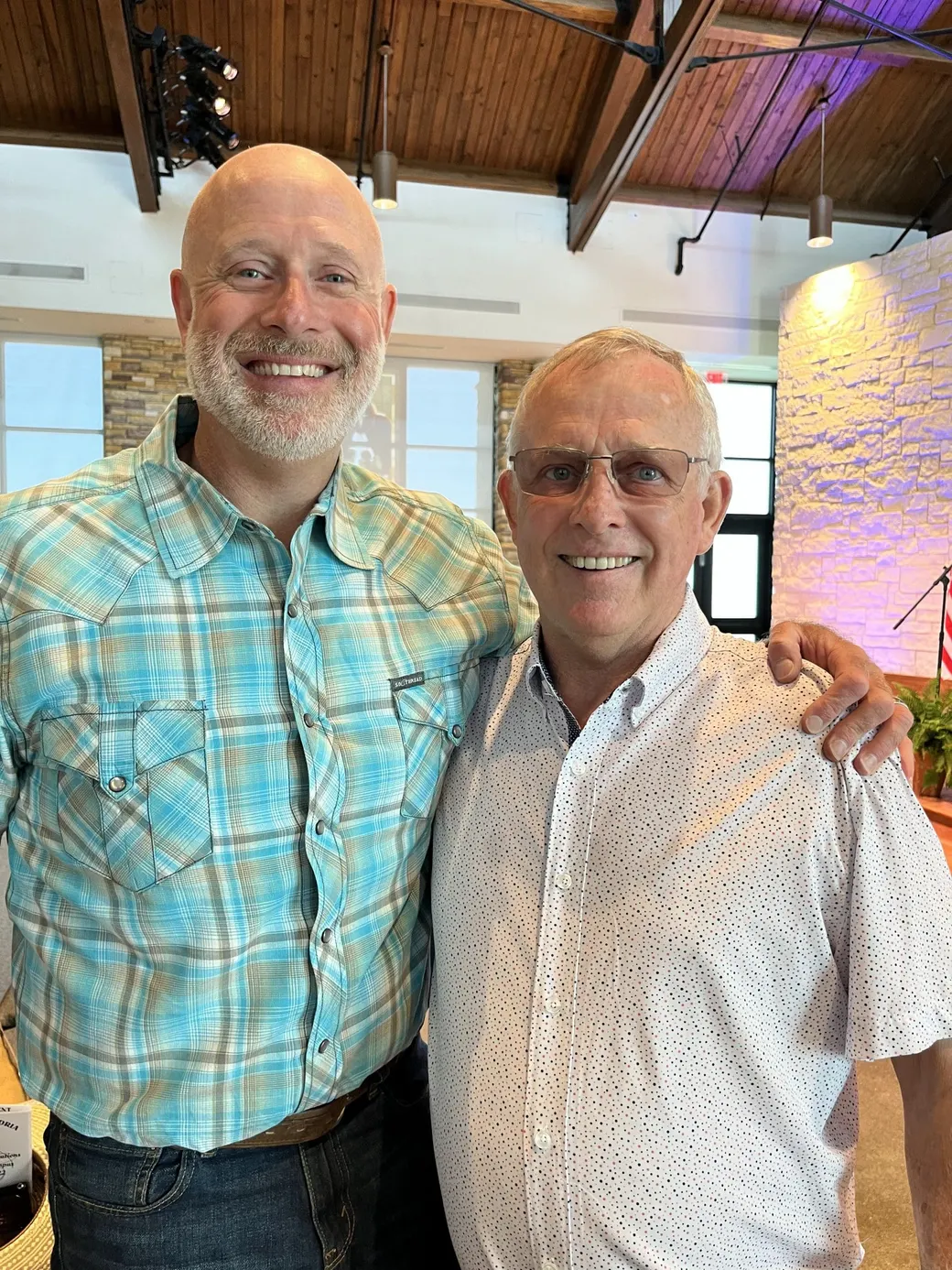 Dr. Homer Adams Sr. with his son, Dr. Homer Adams II